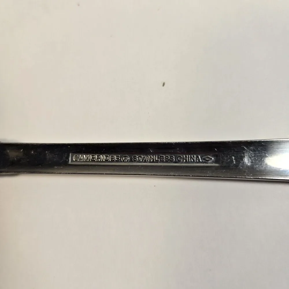 4 Cambridge Stainless Codie Serving Spoon Slotted Gravy Spreader Meat Fork